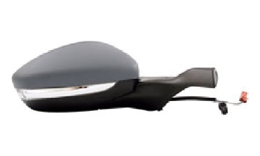 Retrovisor ext peugeot 208 2012 a 2020 eletrico esq c/seta