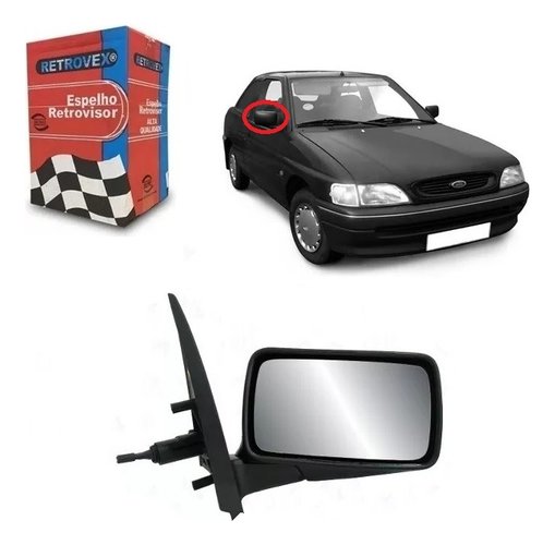 Retrovisor lado direito escort europeu e verona 93 94 95 96