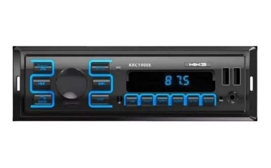 Som automotivo kx3 rádio bluetooth usb controle app celular.