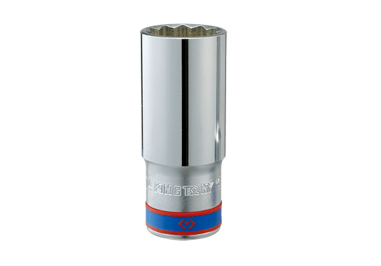 Soquete estriado longo 1/2 23 mm