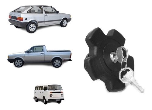 Tampa tanque gol saveiro kombi 91 92 93 94 com chave tc3080