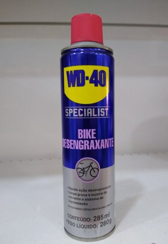 Wd40 bike desengraxante limpa graxa e sujeira da corrente
