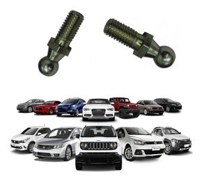 1 parafuso esfera m8 s/ porca comprimento rosca 17.2 mm