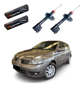 2 amortecedor dianteiro corven clio 1.6 hatch sedan 99/2009