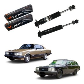 2 amortecedor dianteiro opala e caravan 4/6 cil 1969 a 1987