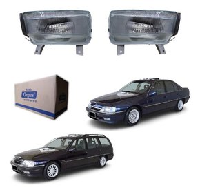 2 farol auxiliar esquerdo direito omega 1992 1993 1994 1995