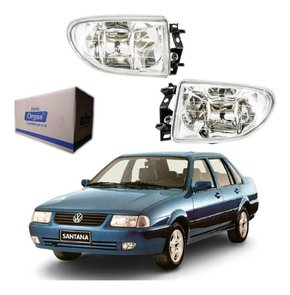 2 farol auxiliar esquerdo direito santana 2004 2005 2006