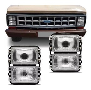 2 farol pickup f1000 f4000 85 87 88 89 90 91 orgus 1ª linha