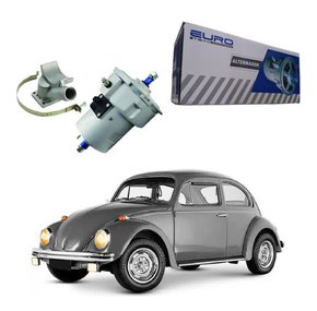 Alternador 12v 55a fusca 1300 1500 1600 1967 1968 1969 1970