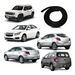 Borracha porta jeep renegade cruze 2011/2016 spin 2012/2018