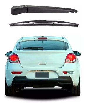 Braco limpador traseiro e palheta cruze hatch 2013 2014 2015