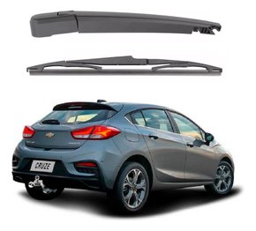 Braco limpador traseiro e palheta cruze hatch 2016 2017 2018