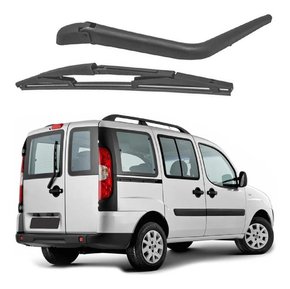 Braco limpador traseiro e palheta doblo 2002/2007 2008 2009