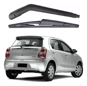 Braco limpador traseiro e palheta etios 2017 2018 2019 2020