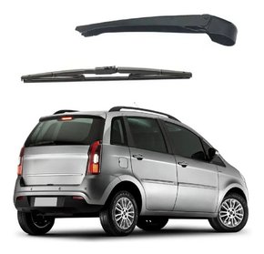 Braco limpador traseiro e palheta fiat idea 2011 2012 a 2016