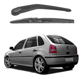 Braco limpador traseiro e palheta gol g3 2000 2001 2002