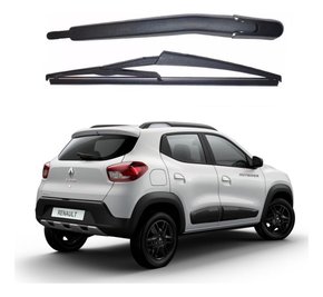 Braco limpador traseiro e palheta kwid 2019 2020 2021 2022