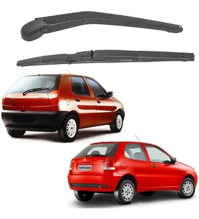 Braco limpador traseiro e palheta palio economy g3 2013 2014