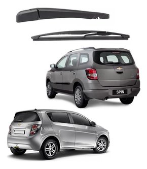 Braco limpador traseiro e palheta sonic 12 13 14 spin 13/22