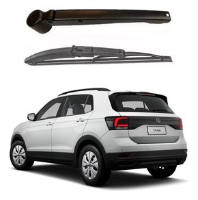 Braco limpador traseiro e palheta tcross 2020 2021 2022 2023