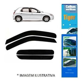 Calha chuva celta 4 portas 2003 a 2017 prisma 4p 2006 a 2012