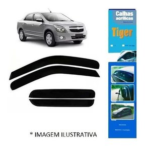 Calha de chuva cobalt 4p 2012 2013 2014 2015 2016 2017 fumê