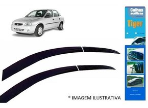 Calha de chuva corsa wind 4p classic 4p design esportivo jg