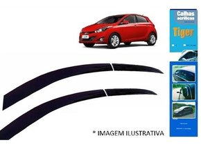 Calha de chuva hb20 hatch 4p 2013 2014 2015 a 2017 esportiva