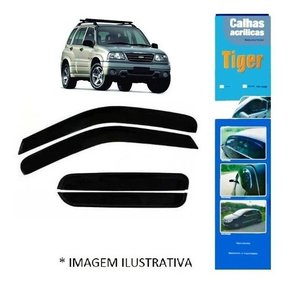 Calha de chuva tracker 4p 2000 2001 2002 2003 2004 2005 a 11