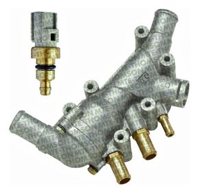 Carcaca valvula termostatica courier 1.0 1.6 1999 em diante