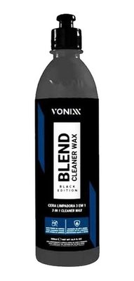 Cera vonixx black edition wax 3 em 1 blend cleaner 500ml.