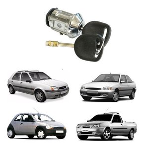Cilindro ignição c/chave ford ka 2001 2002/2006 e courier