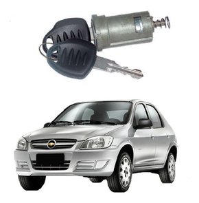 Cilindro ignição c/chave s/ transponder prisma 2006 a 2012