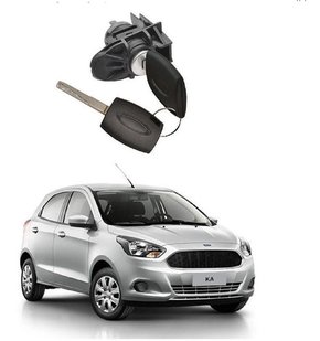 Cilindro porta dt esquerda c/chave ka novo 4p 2014 2015/2019