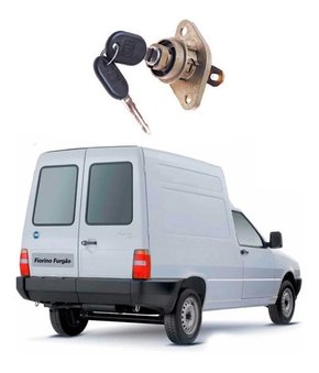Cilindro porta mala baú c/chave fiorino 1998 1999 2000 2001