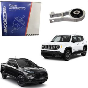 Coxim inferior cambio fiat toro 2.0 4x4 2016 2017 2018 2019