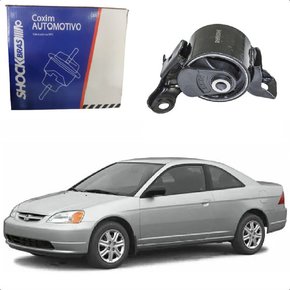 Coxim motor direito civic 1.7 16v 2001 2002 2003 2004 2005