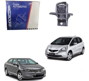 Coxim motor esquerdo new fit cambio manual 2009 2010 a 2014