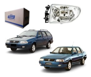 Farol auxiliar esquerdo santana 98 99 2000 2001 a 2005 orgus