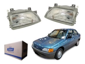 Farol dianteiro motorista passageiro ford escort 1.8 1994