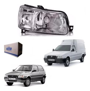 Farol direito uno mille fiorino 2004 05 2006 2007 2008 2009