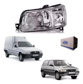 Farol esquerdo uno mille fiorino 2004 05 2006 2007 2008 2009