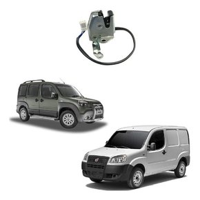 Fechadura c/switch 3 fios porta tr baú doblo 2011 2012 2013