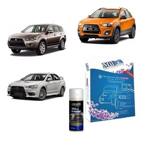 Filtro ar condicionado asx / lancer / outlander + higienizador cabine