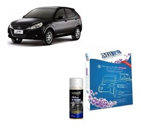 Filtro cabine jac motors j3 2011 2012 2013 2014 + higienizad