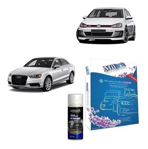 Filtro cabine + limpa ar condicionado golf 2014 2015 2016