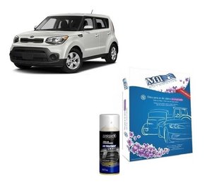 Filtro cabine + limpa ar condicionado kia soul 2016 2017 2018