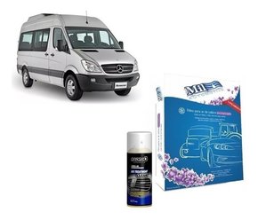 Filtro cabine + limpa ar condicionado sprinter 2013 2014 2015 16 - 311 415 515