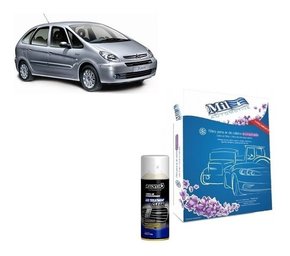 Filtro cabine + limpa ar condicionado xsara picasso 2003 2004 2005 a 2011 12