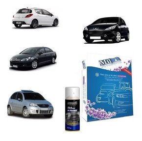 Filtro + limpa ar condicionado citroen c3 c4 peugeot 307 308